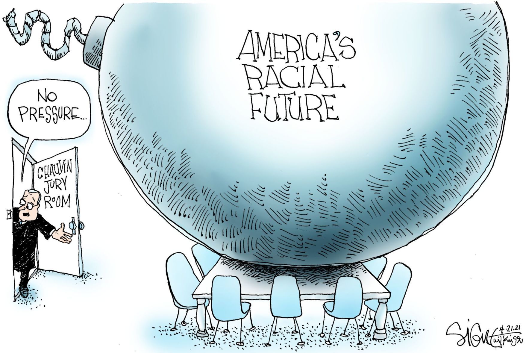 Signe Wilkinson cartoon